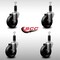 Service Caster 4'' SS Phenolic Wheel Swivel 1-1/8'' Expanding Stem Caster Set, 4PK SCC-SSEX20S414-PHS-118-4 - alternate 3
